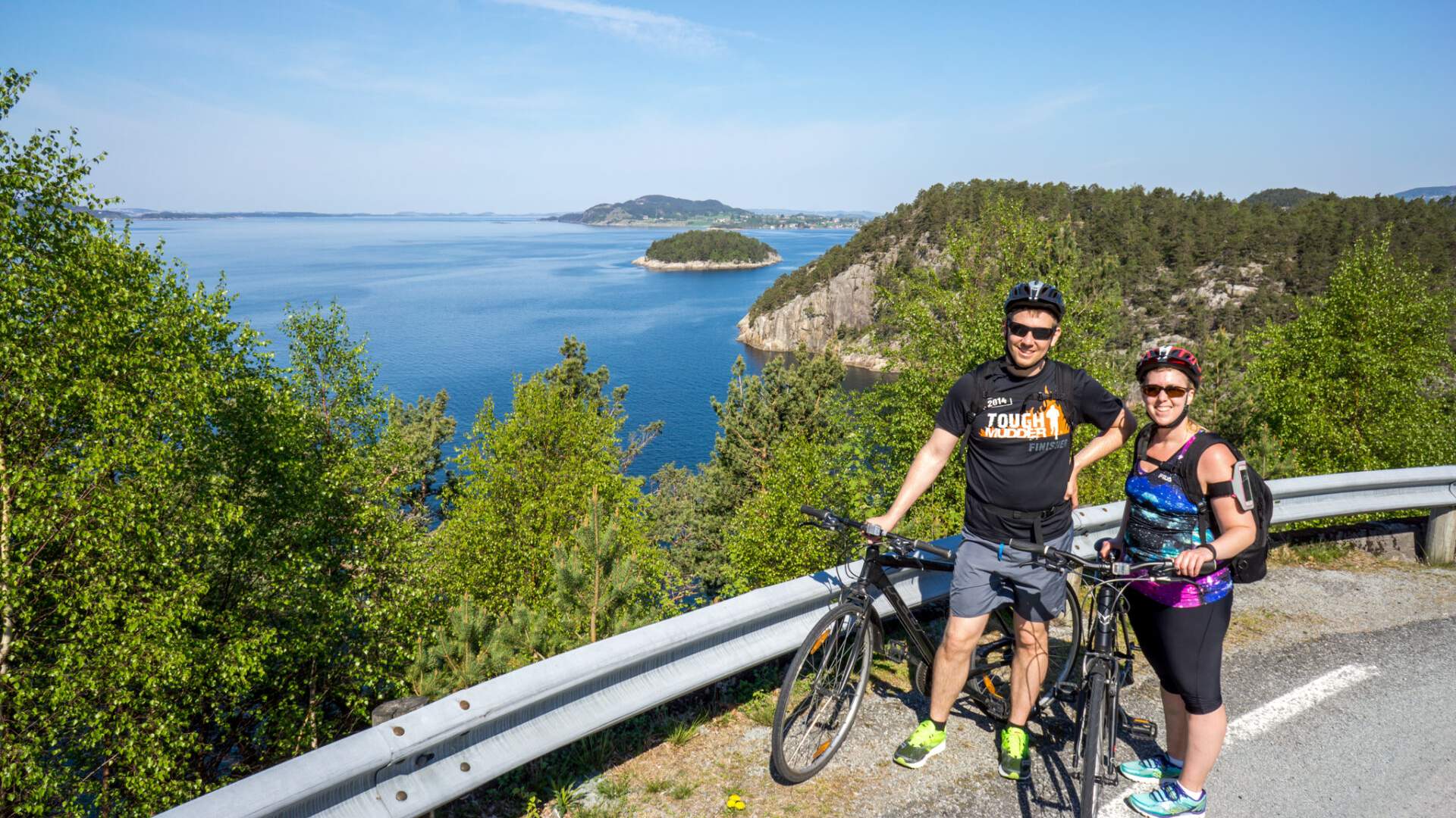 På hjul rundt Lysefjorden i Ryfylke