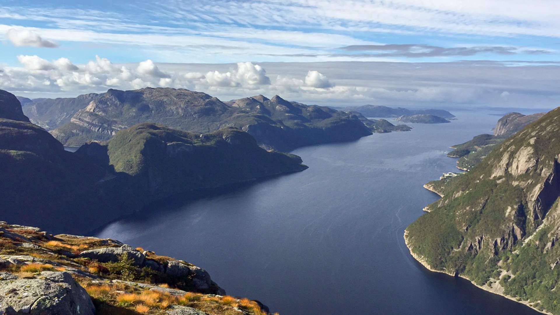 På hjul rundt Lysefjorden i Ryfylke