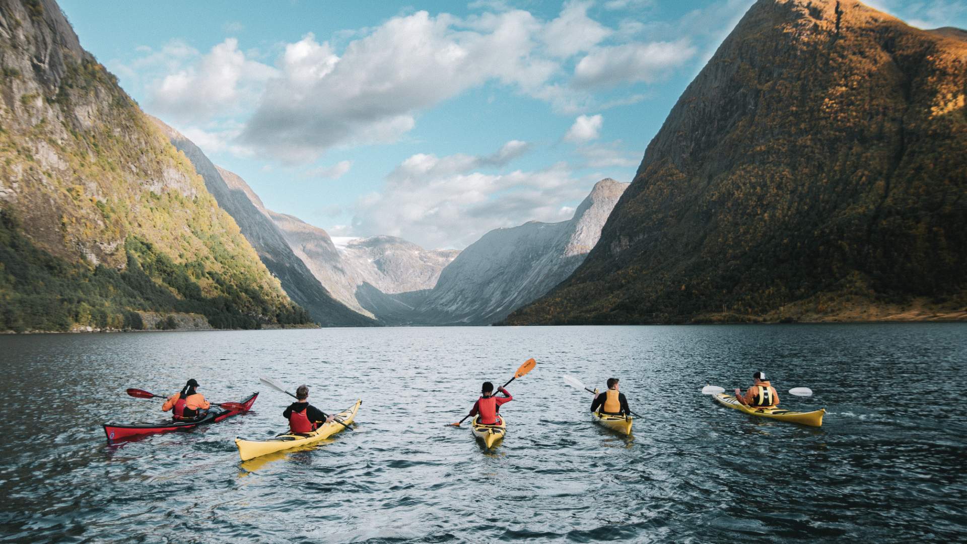Padling på Kjøsnesfjorden