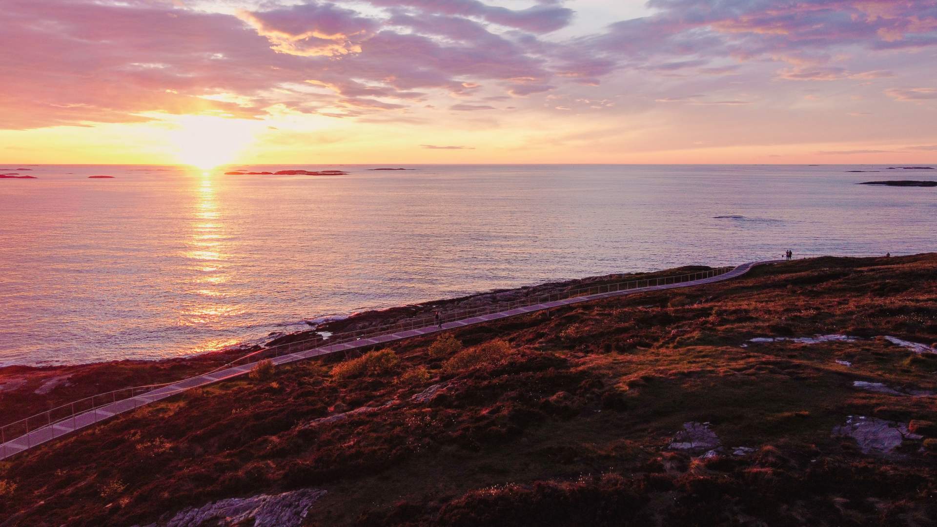 The Atlantic Road - walking path