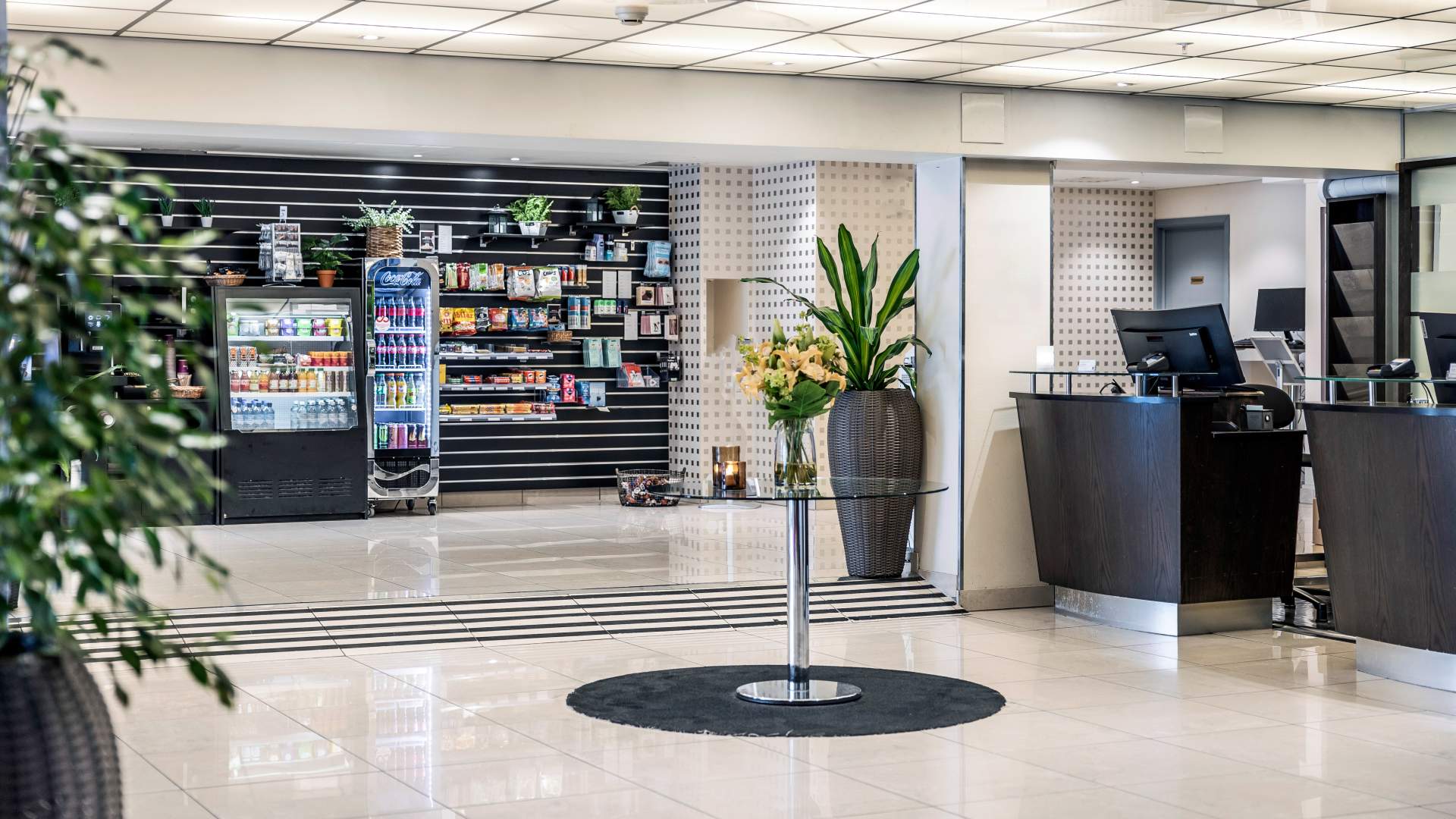 Resepsjonen på Quality Hotel Maritim