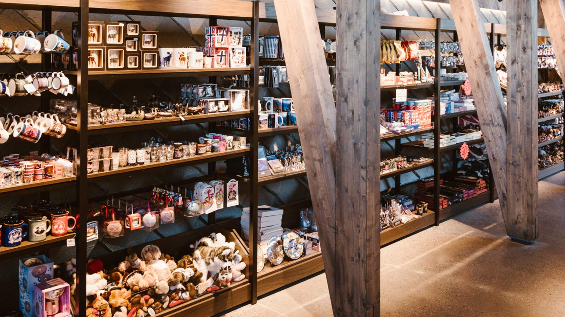 Souvenitbutikken på Geiranger Skywalk Dalsnibba.