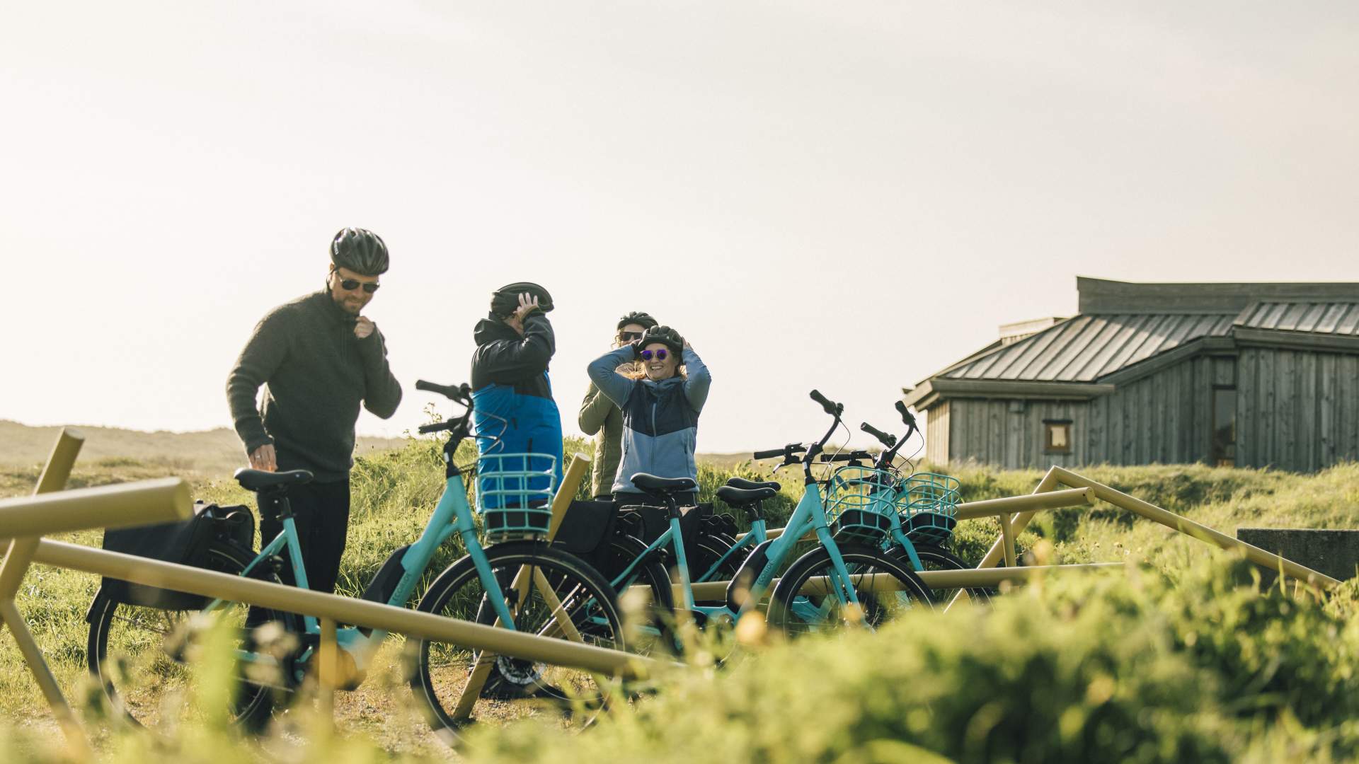 Sykkelparkering Orre friluftshus