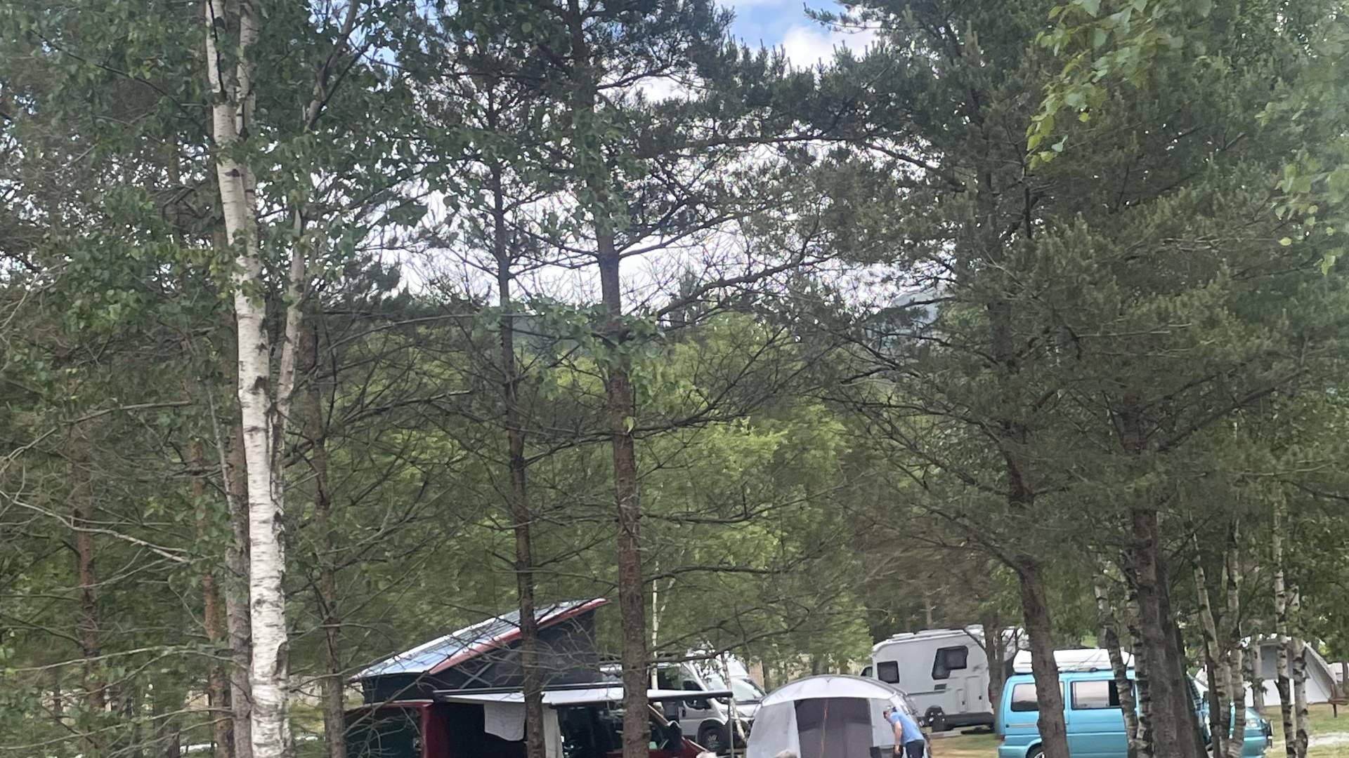 Preikestolen Camping nahe den Startpunkt der Wanderung zum Preikestolen