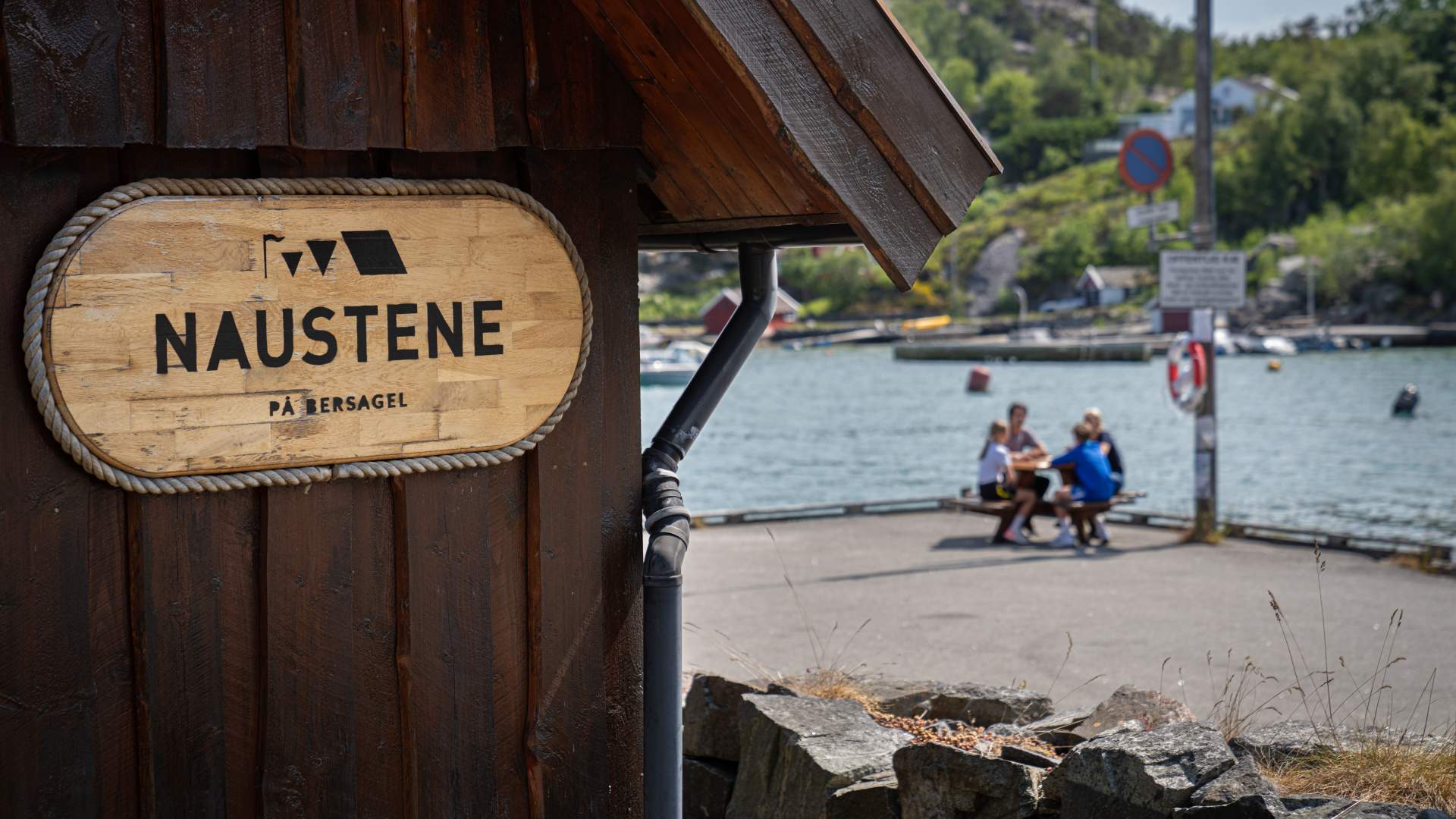 Tid for en pause hos Naustene på Bersagel
