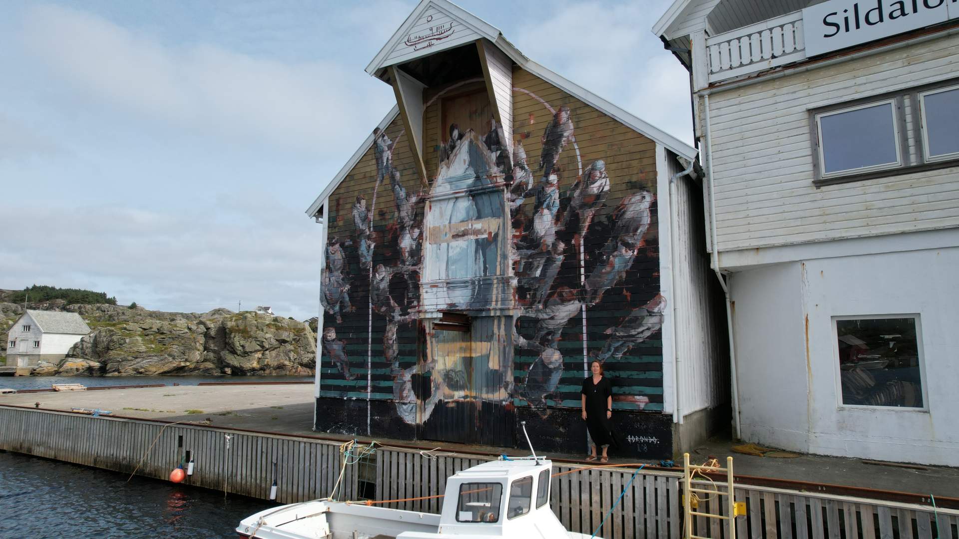 Gatekunst på Utsira