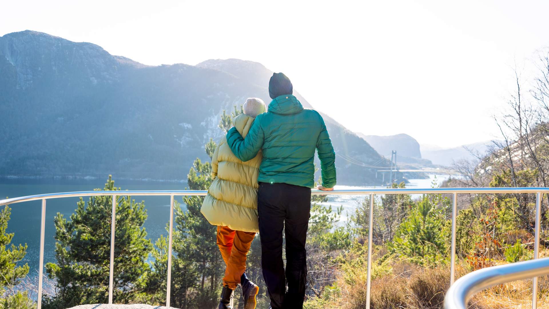 Der Aussichtspunkt in Høllesli am Lysefjord