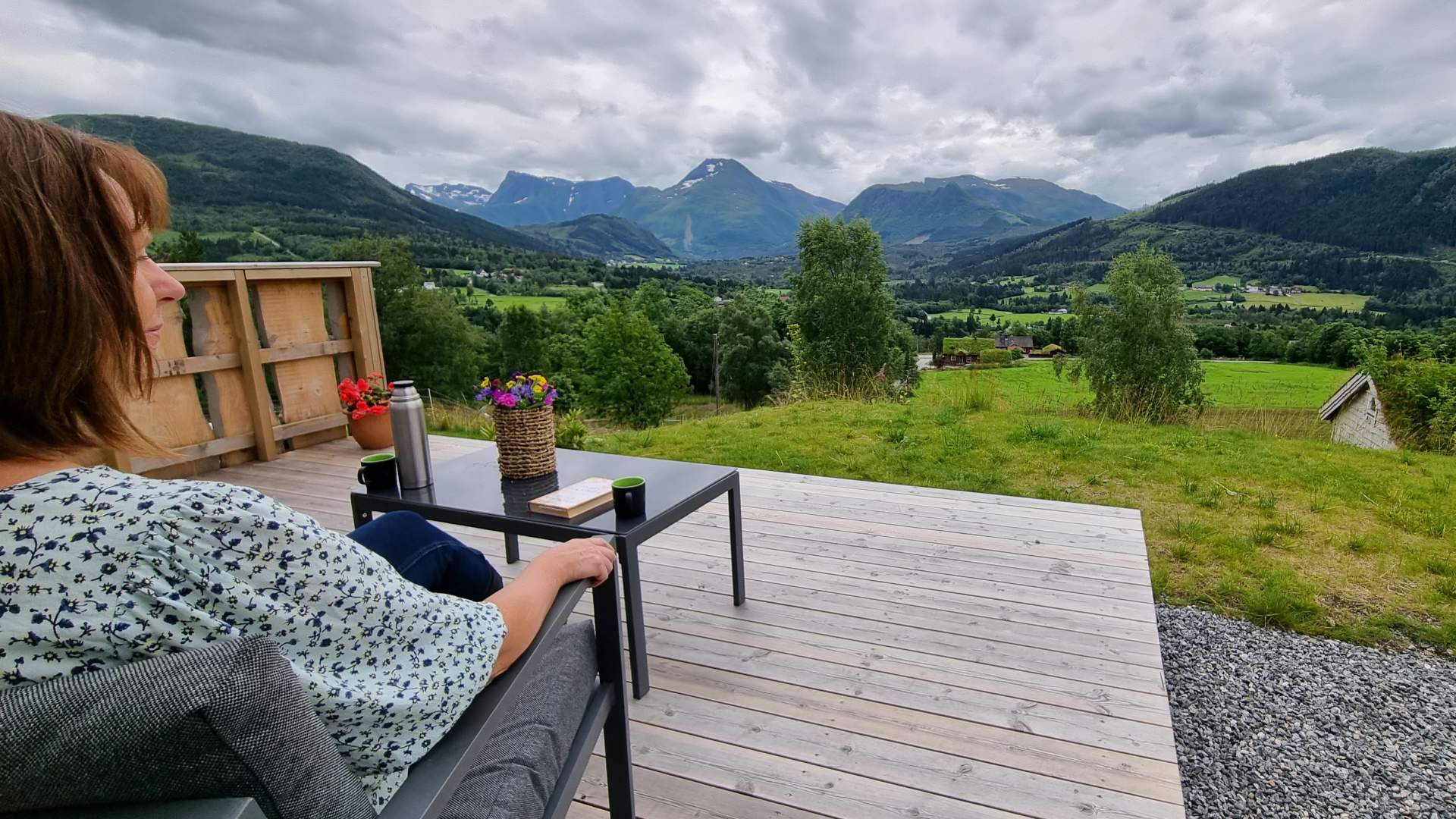 Nyt utsikte frå Brudevoll Gard