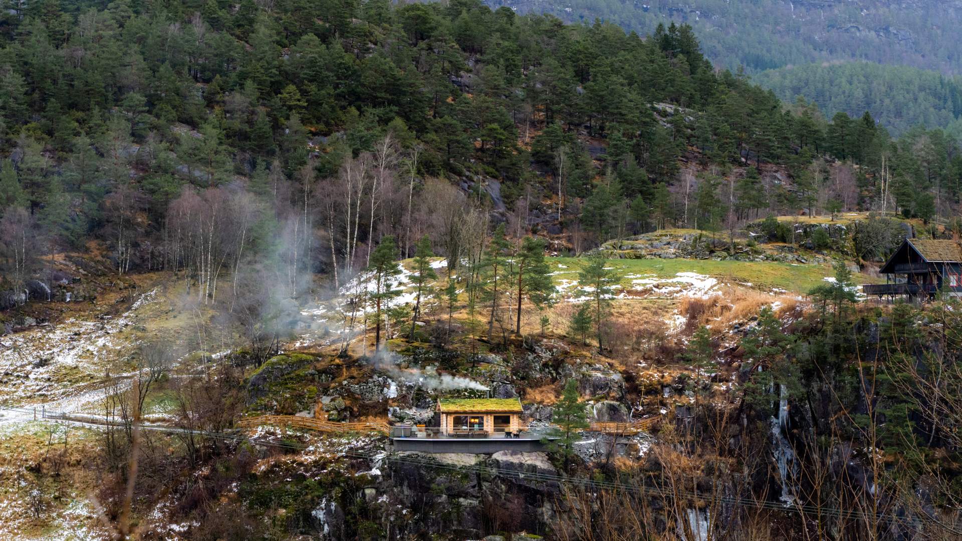 The sauna Moskjelen in Suldal