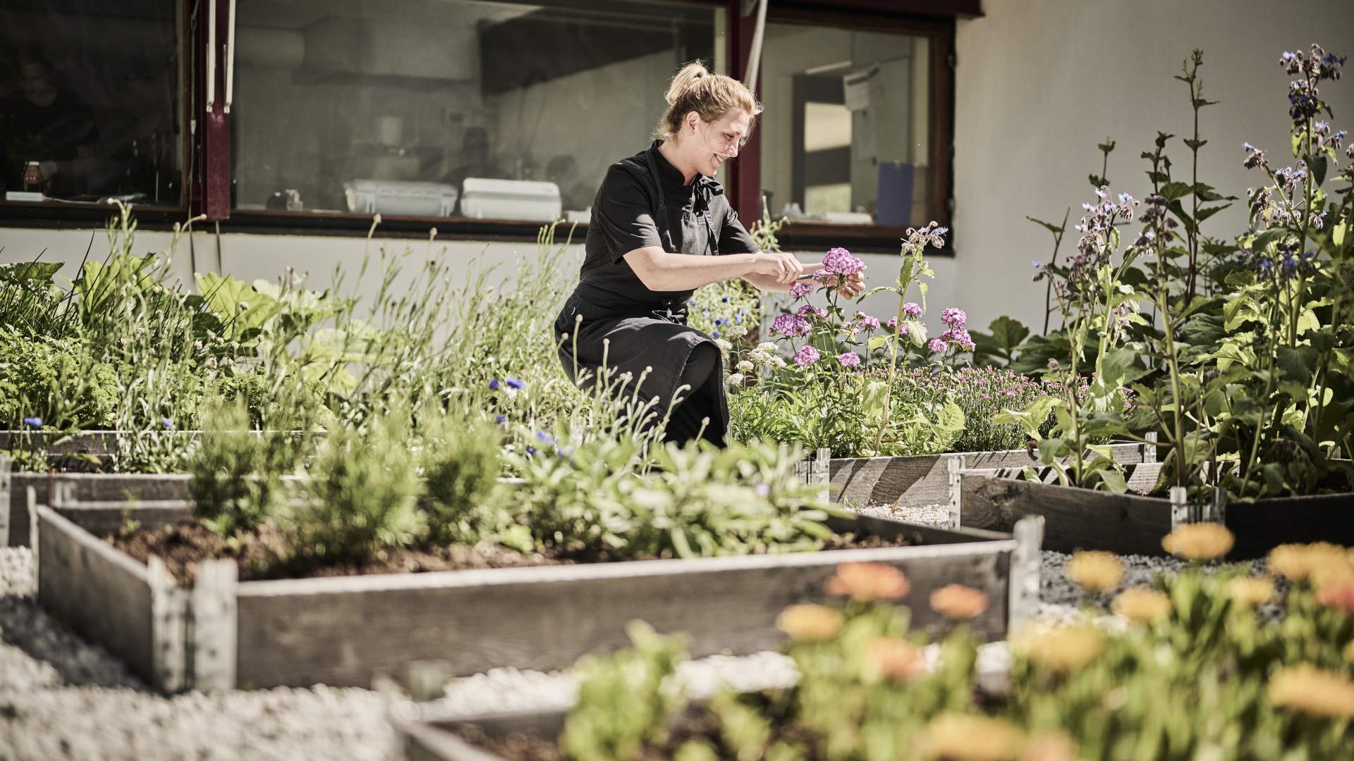 The restaurant at Energihotellet at Nesflaten
