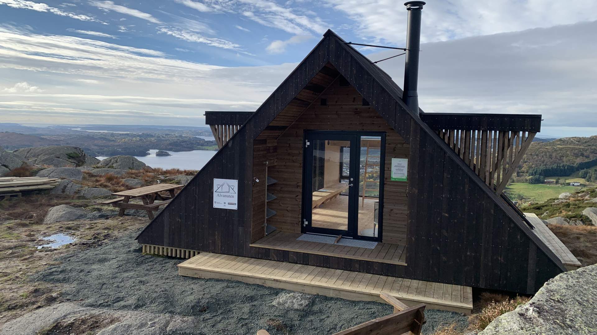 Alvanuten dagsturhytte i Tysvær