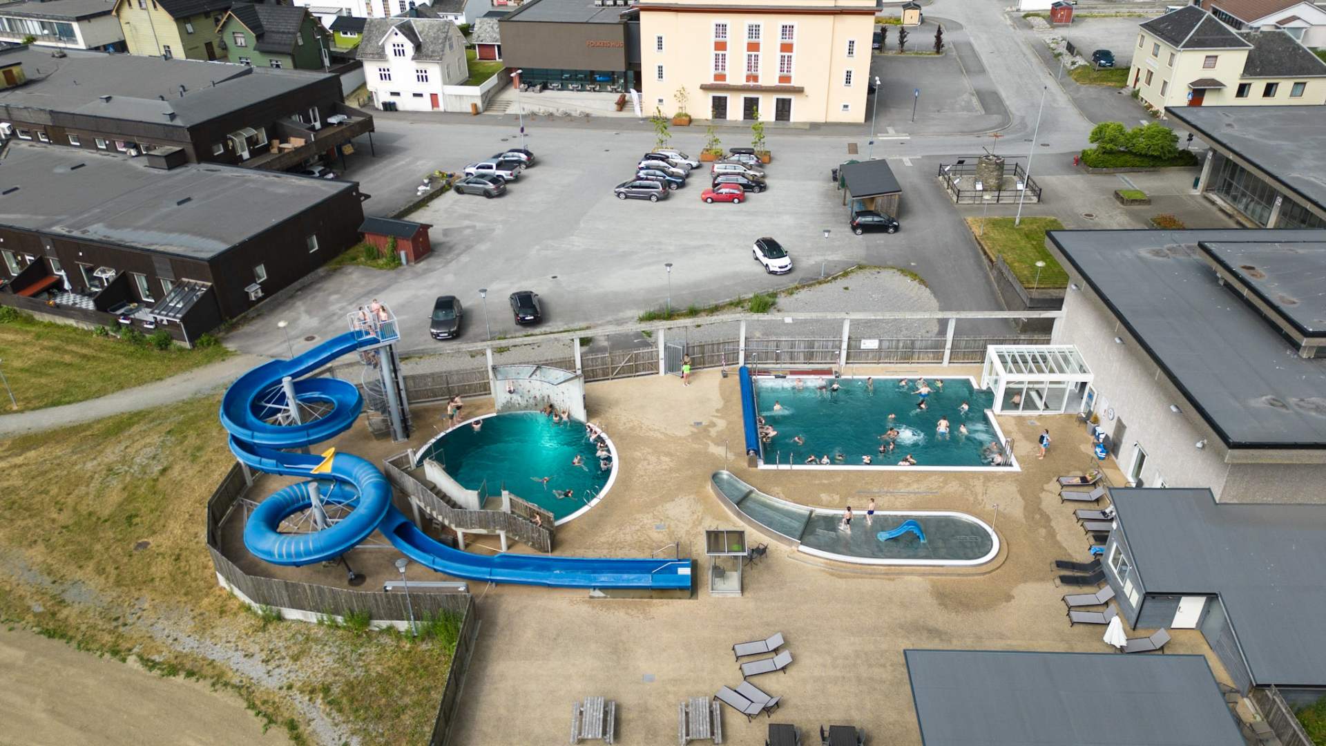 Saudahallen - sentrumsbadet i Sauda