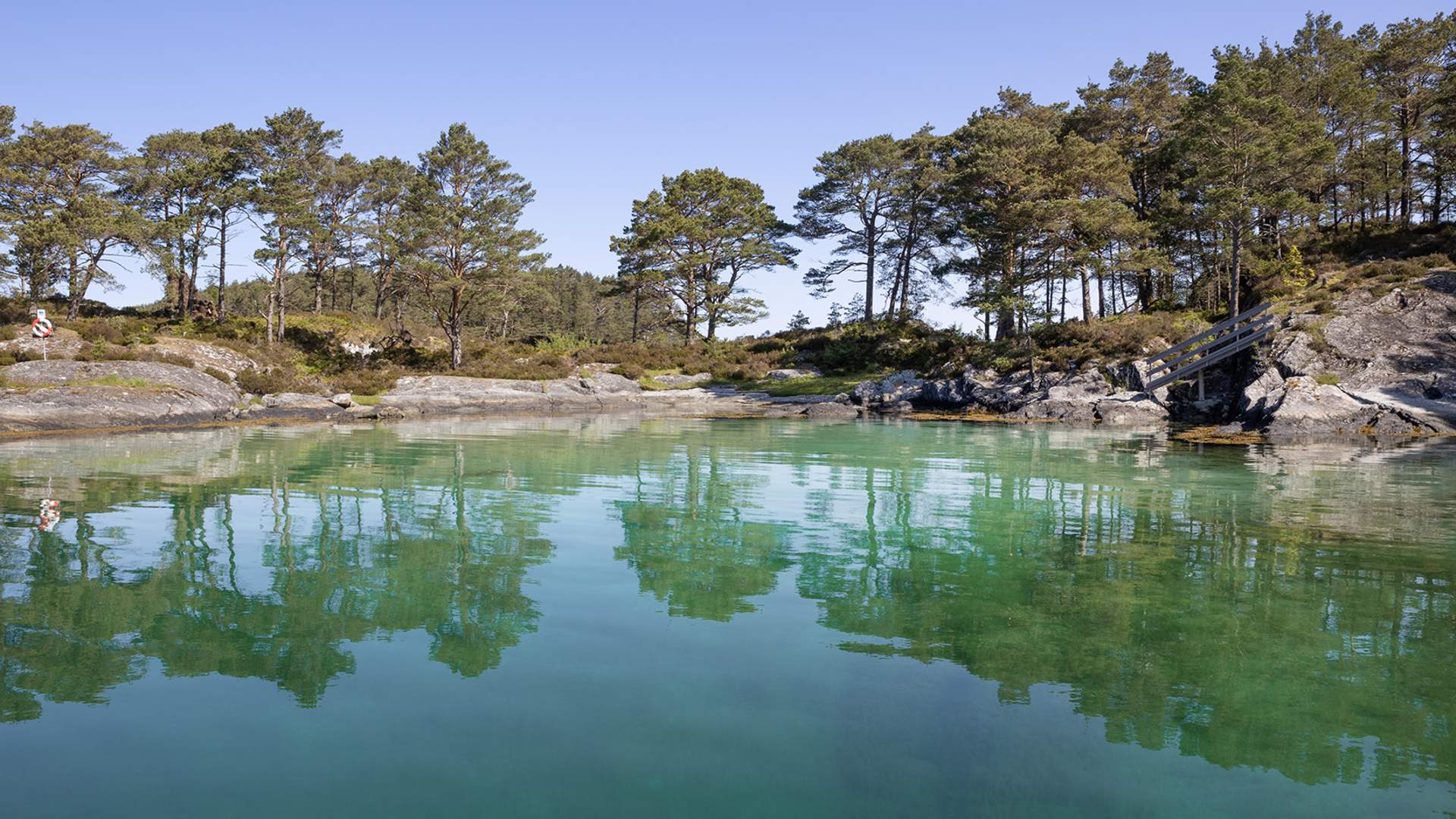 Gunnarsvika badeplass på Tysnes