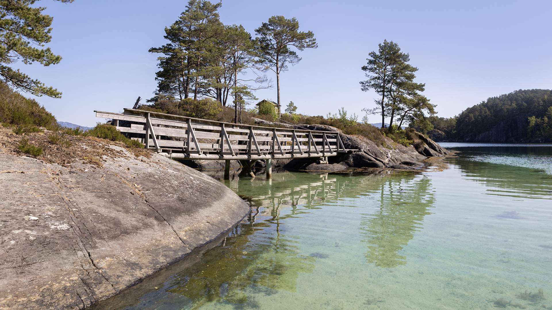 Krabbapollen badeplass, Tysnes