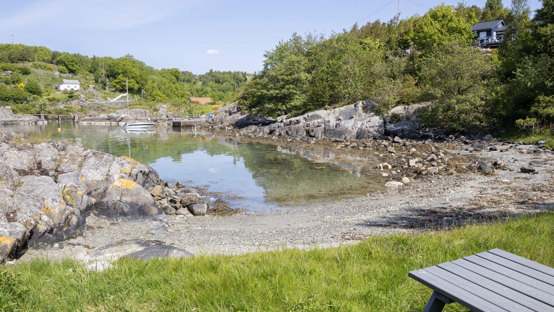 Jektevika badestrand, Tysnes