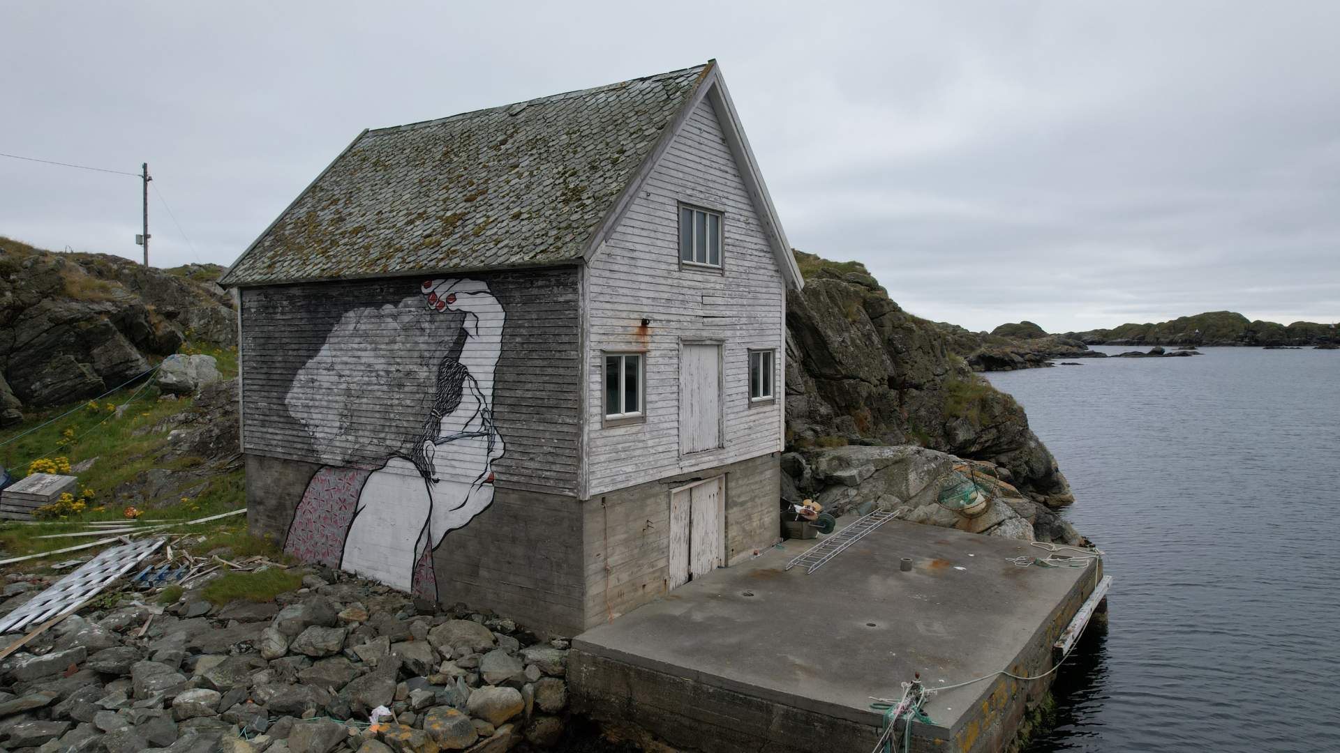 Gatekunst på Utsira