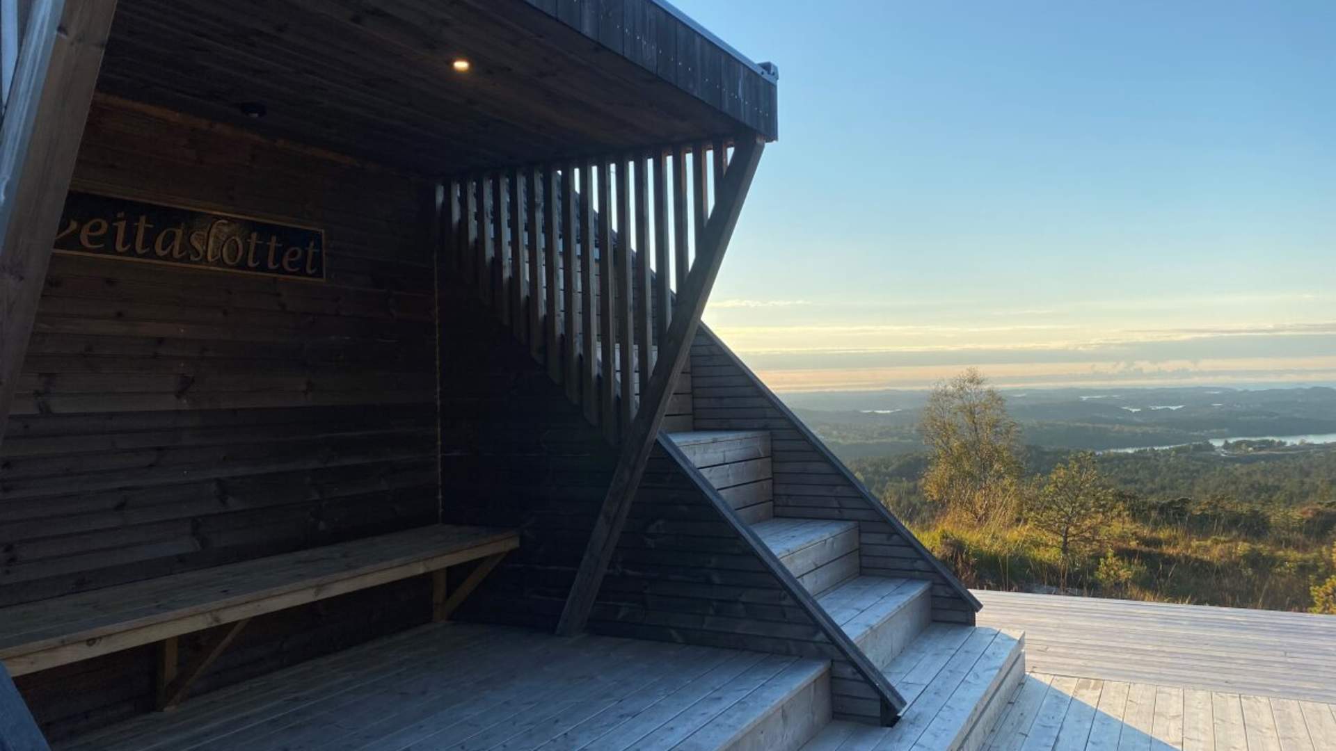 Eit flott mål for turen - Tveitaslottet