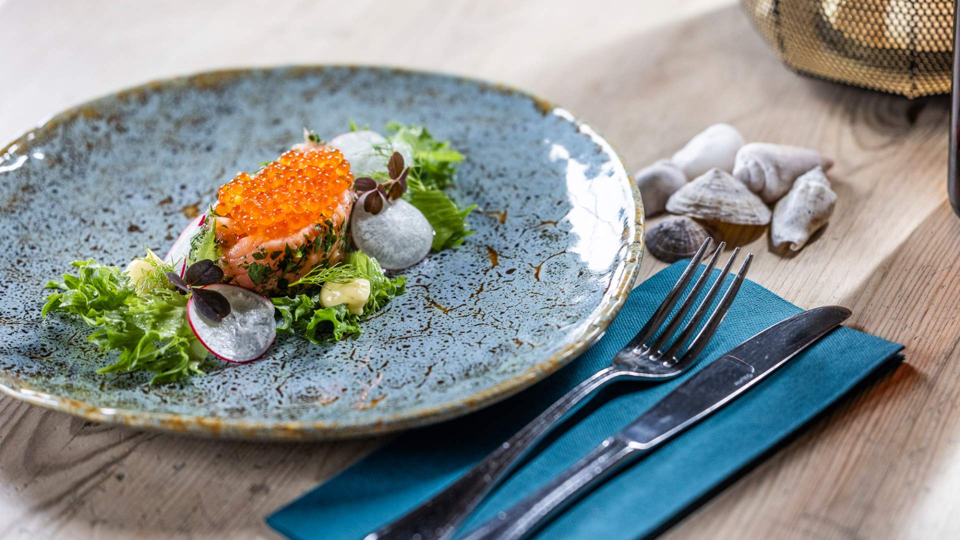 Laks og fersk rogn fra Atlanterhavet