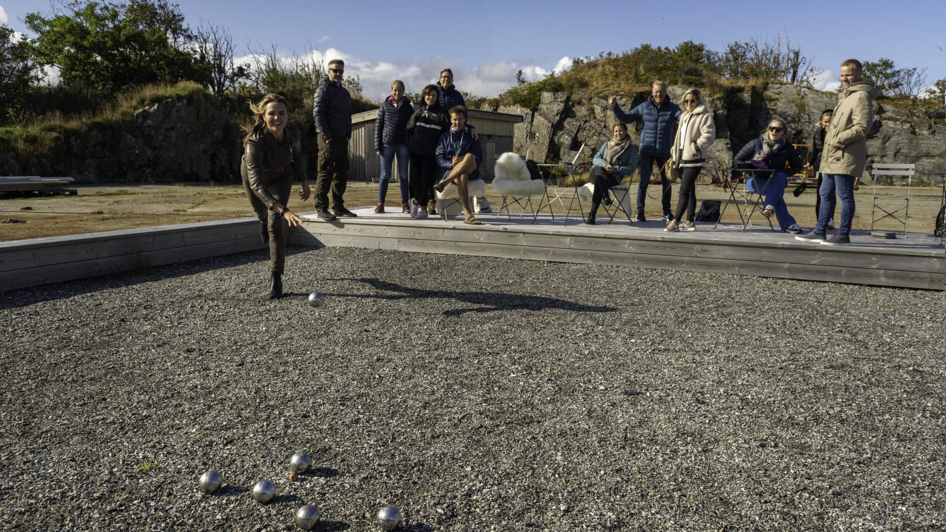 Kjekt å utfordre kollegaer og venner med et spill.
