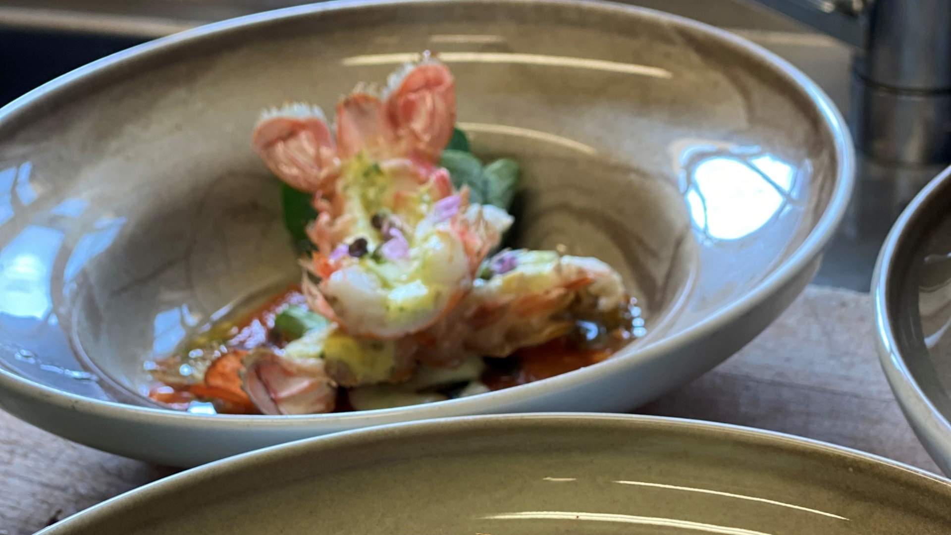 Servering av kreps, dette ser deilig ut!