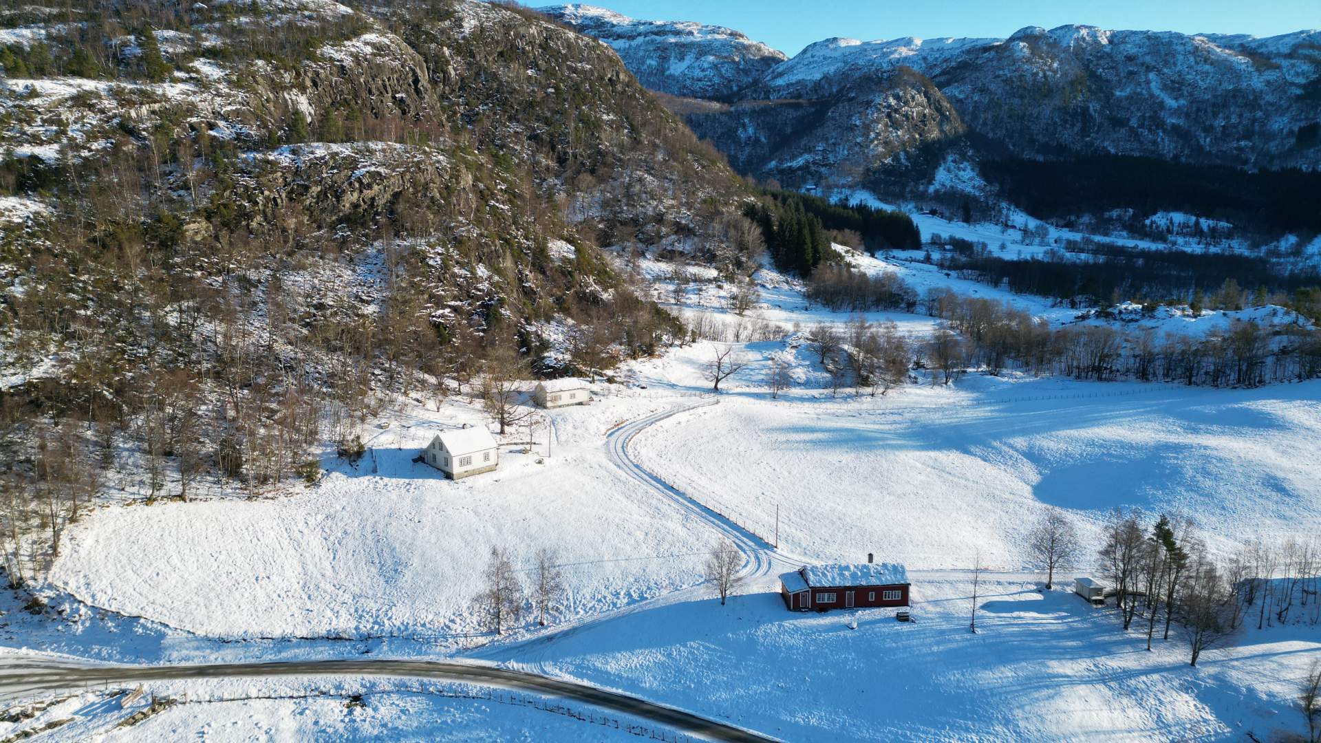 Unterkunft in authentischen Bauernhäusern in Fossane Gard in Hjelmeland