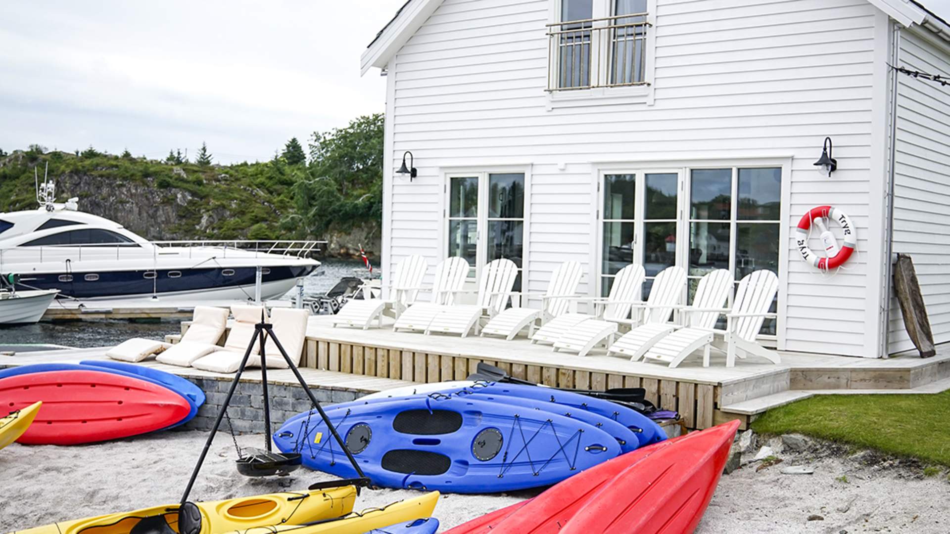 På Olaskjeret tilbyr dei både overnatting og aktivitetar