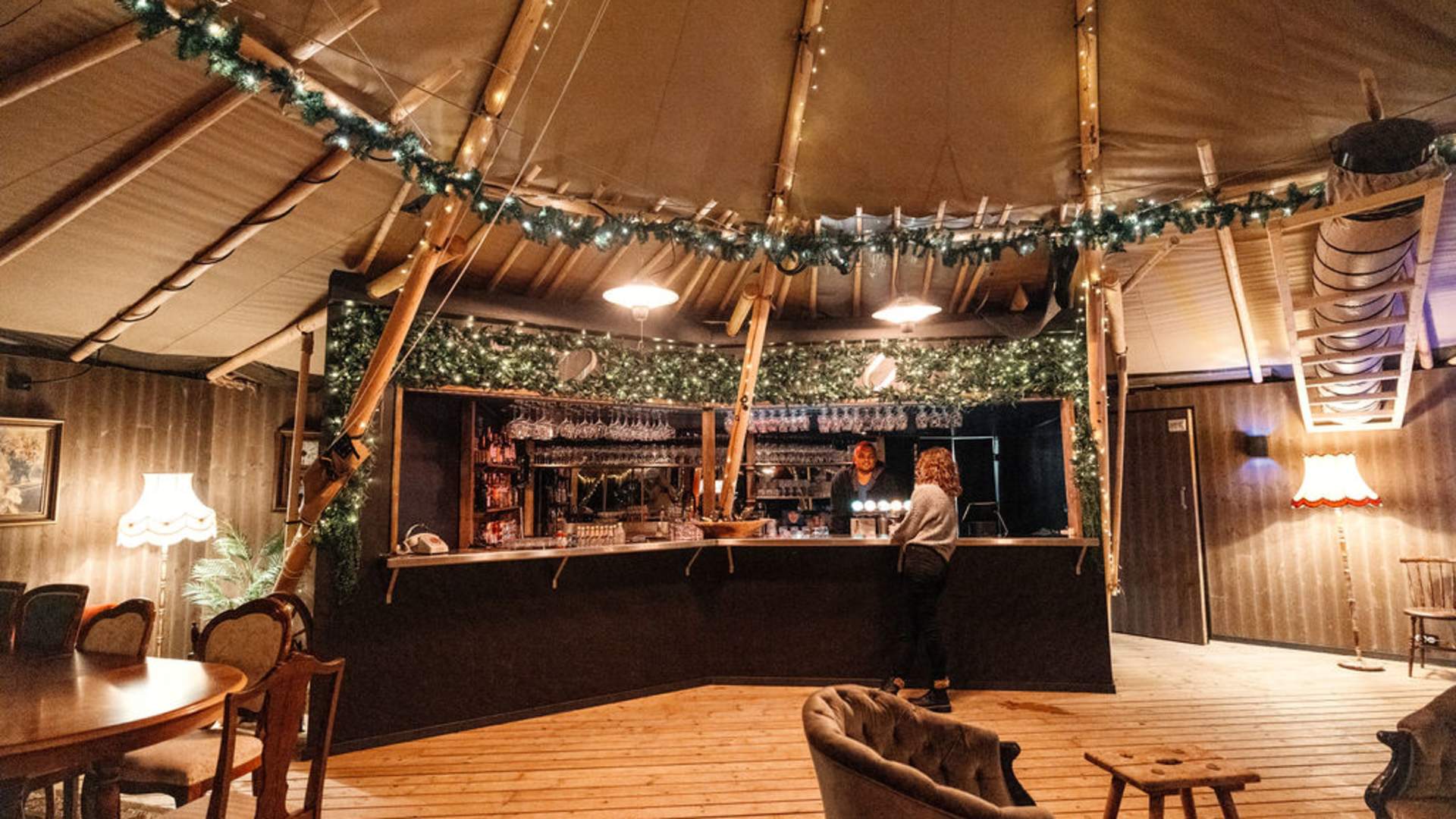 Koie Lavvo - unique venue at Stranda