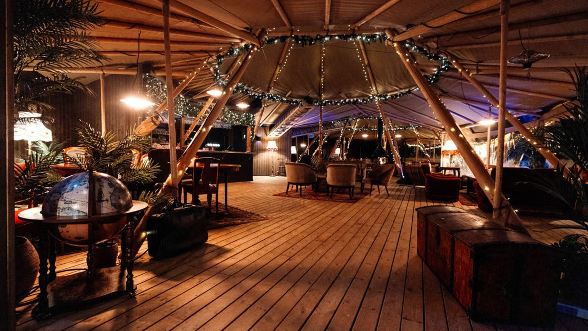 Koie Lavvo - unique venue at Stranda
