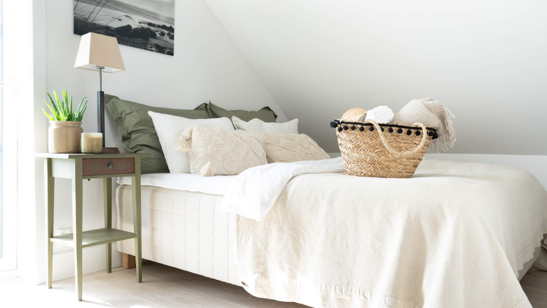 Soverom i Kvitanaustet på Olaskjeret