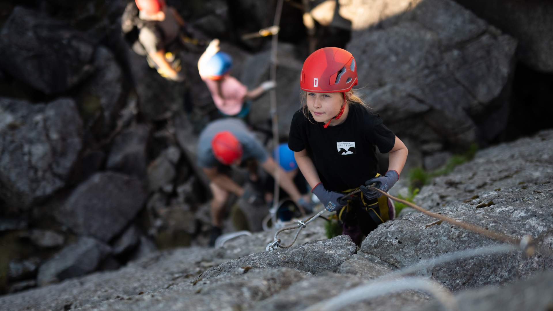 The family friendly Via Ferrata Gloppedalsura