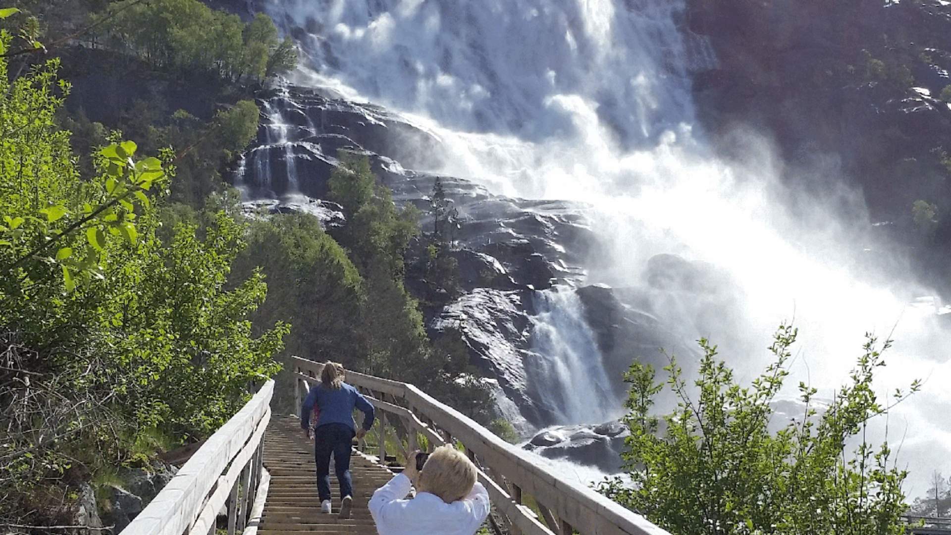 Langfoss er fascinerande
