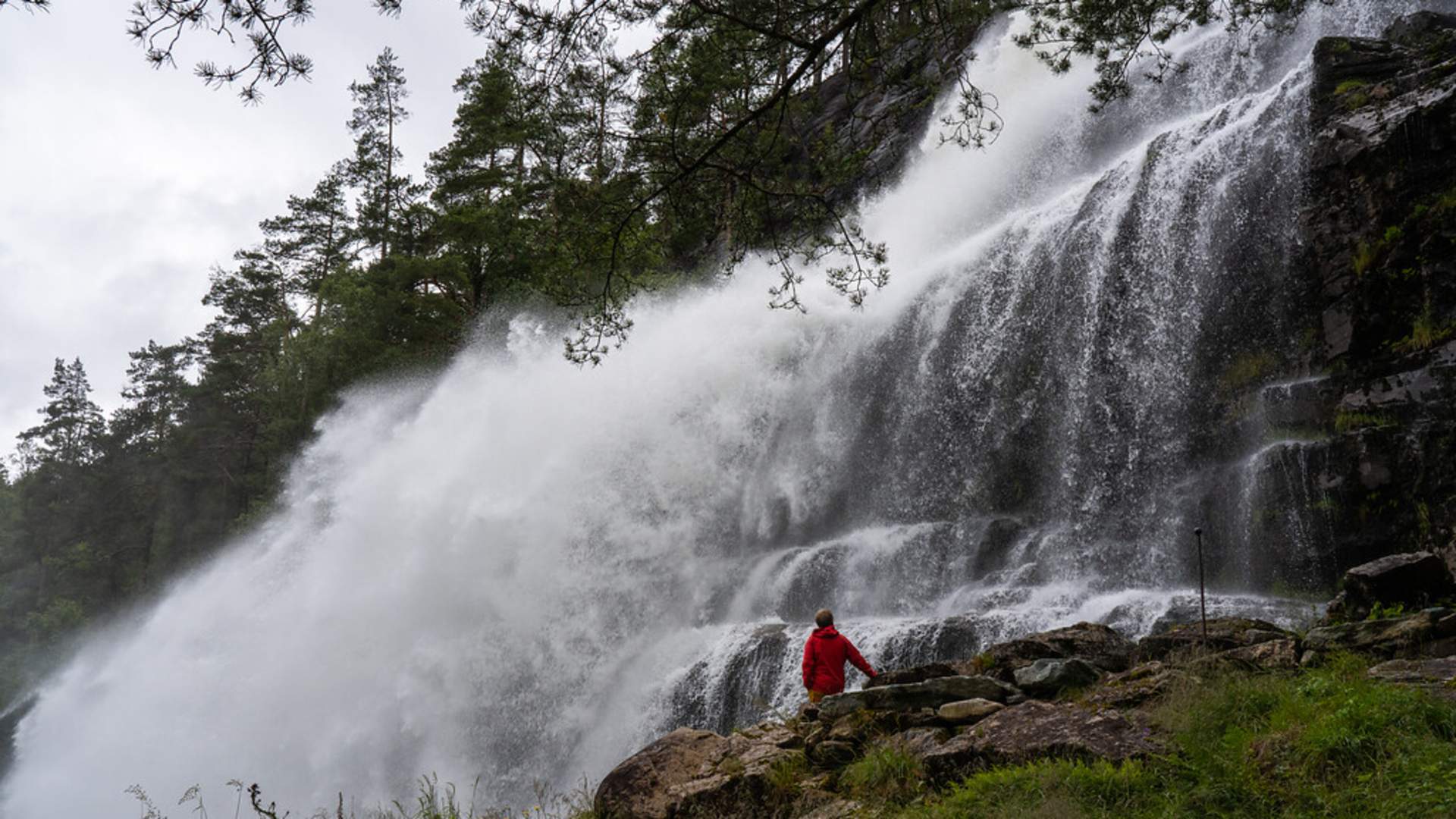 Svandalsfossen falls in Sauda