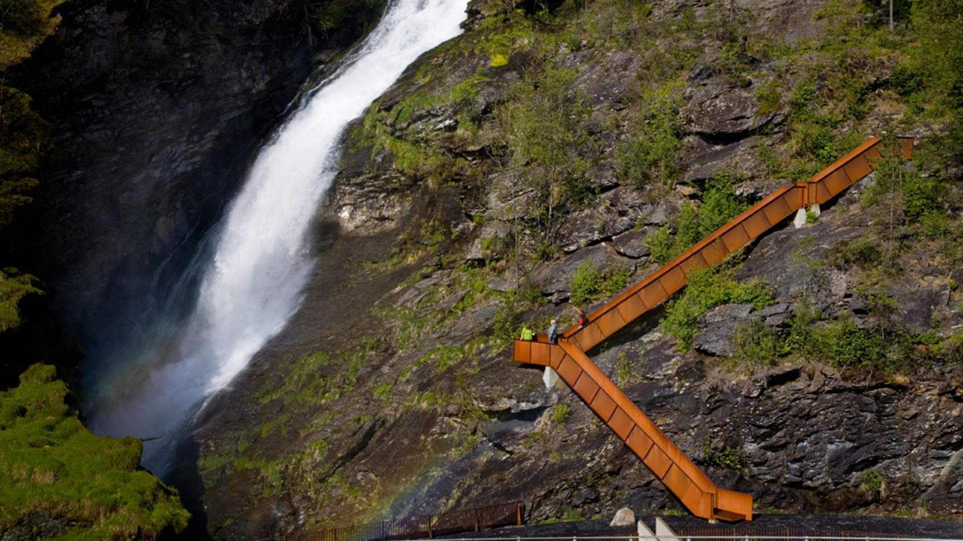 Svandalsfossen falls in Sauda