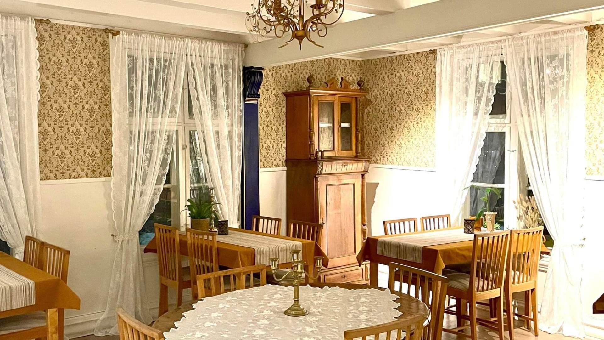 Kafe i historisk bygg