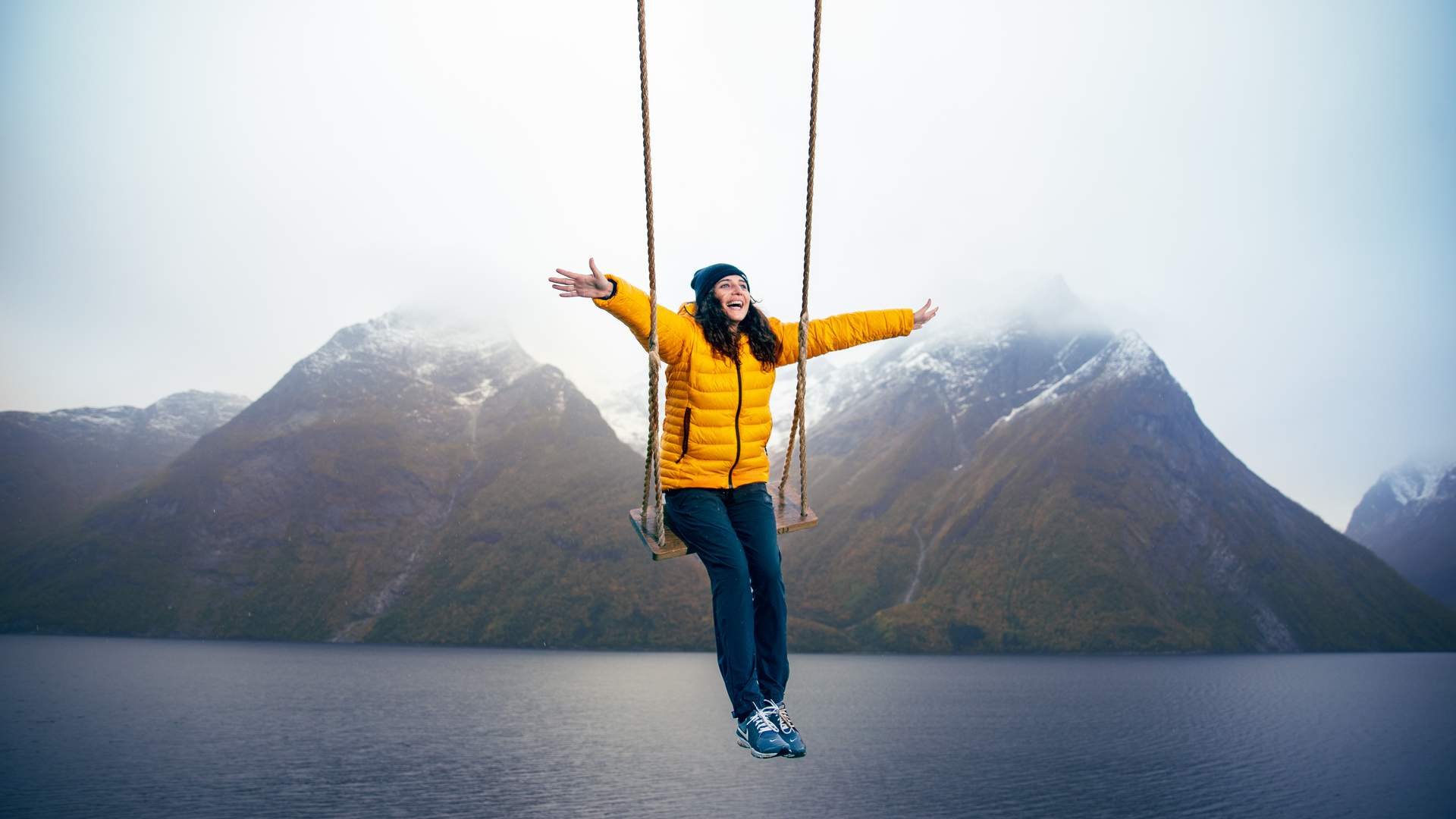 Swing at Christian Gaard in Trandal