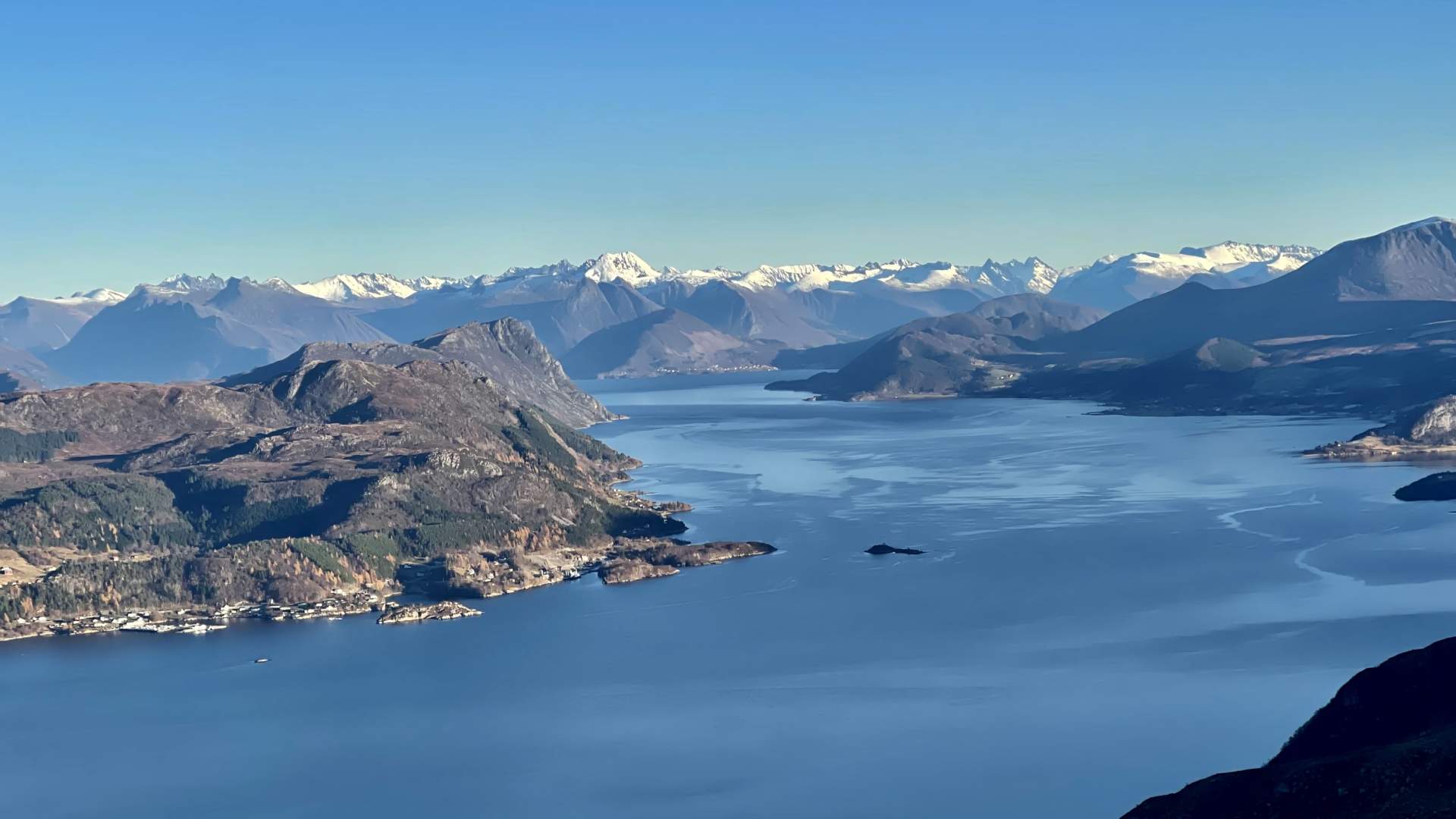 Utsikt frå Hakalletrappa