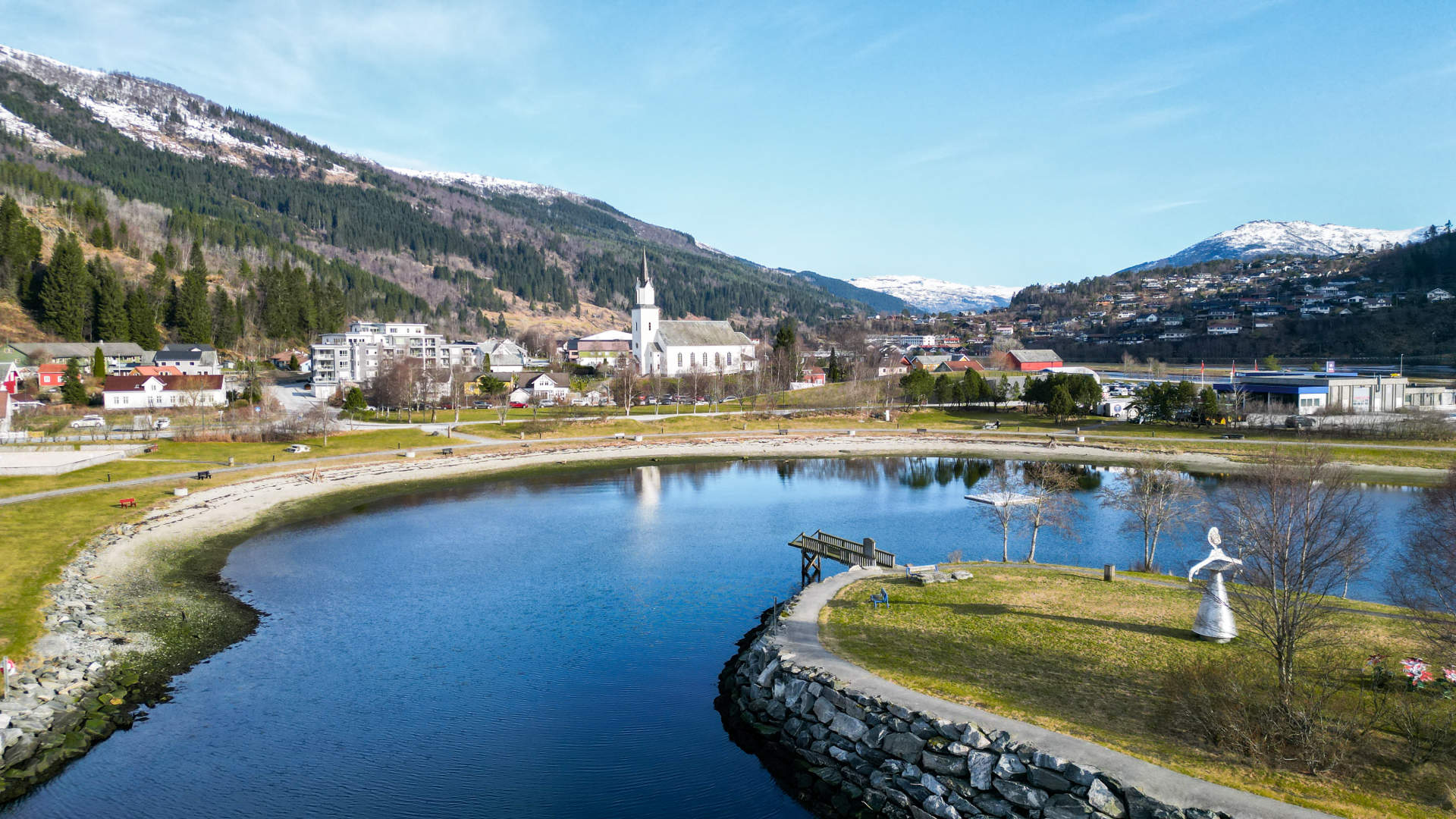 Sanden beach in Naustdal