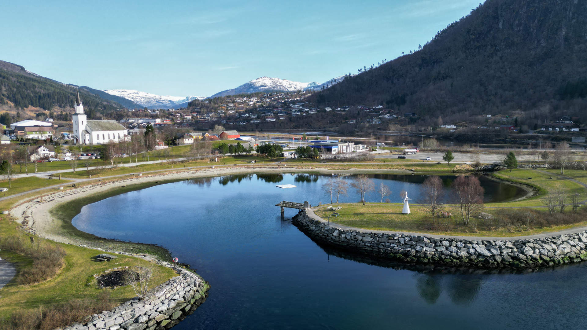 Sanden beach in Naustdal