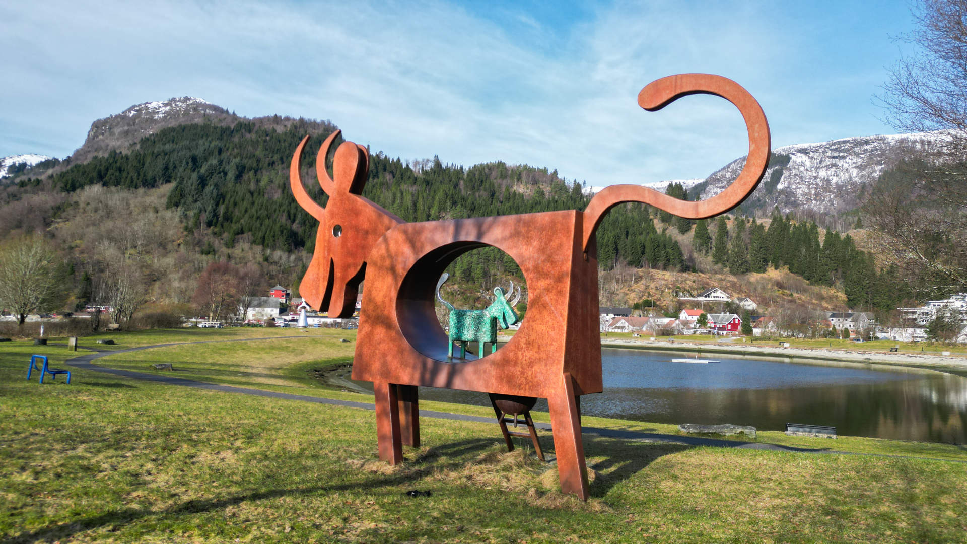 Sanden beach in Naustdal