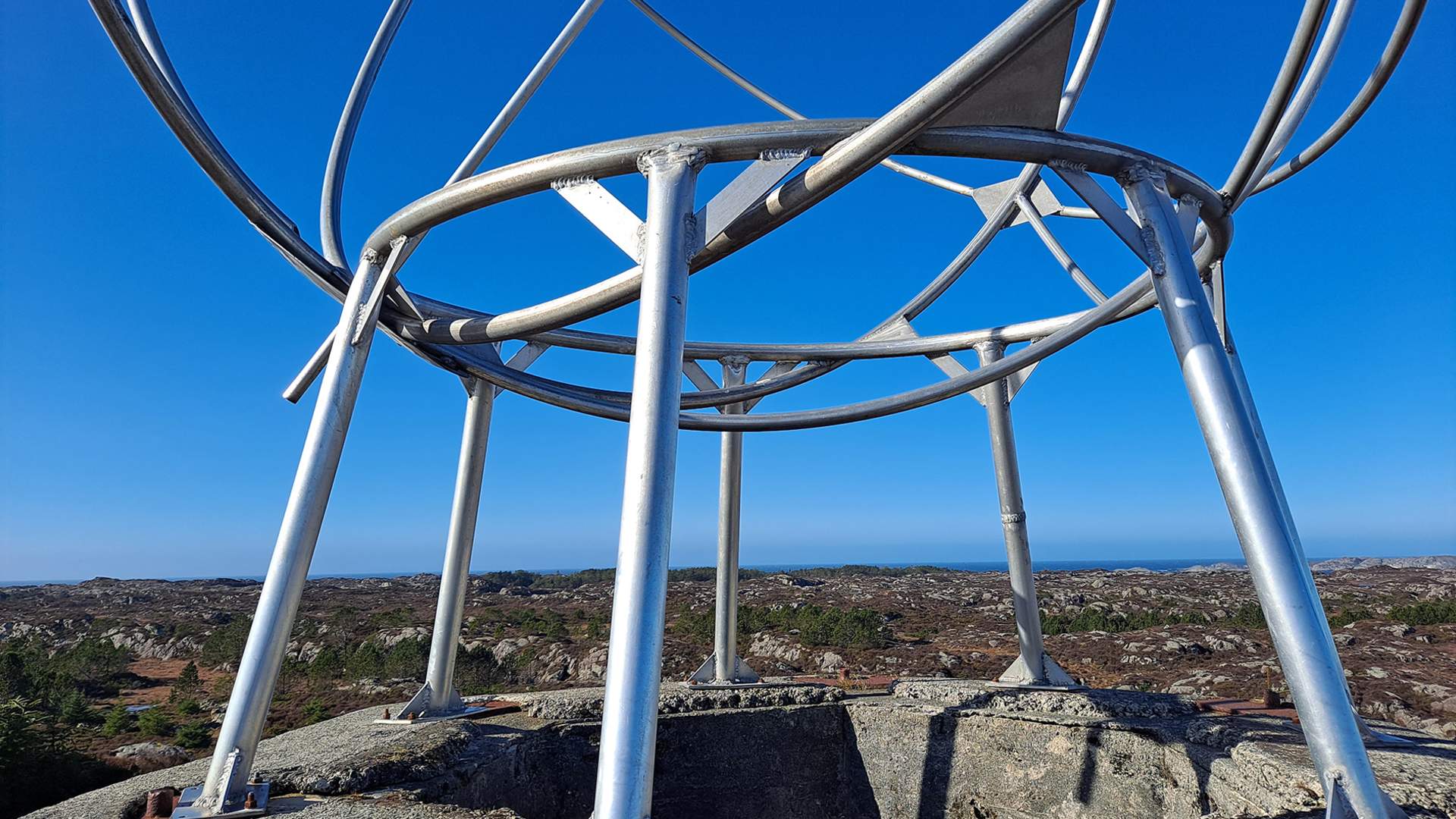 Du får sjå konstruksjonen av Globen på nært hald.