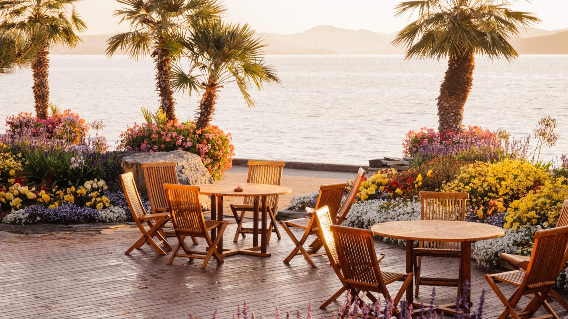 Spis godt i palmesus på Flor & Fjære