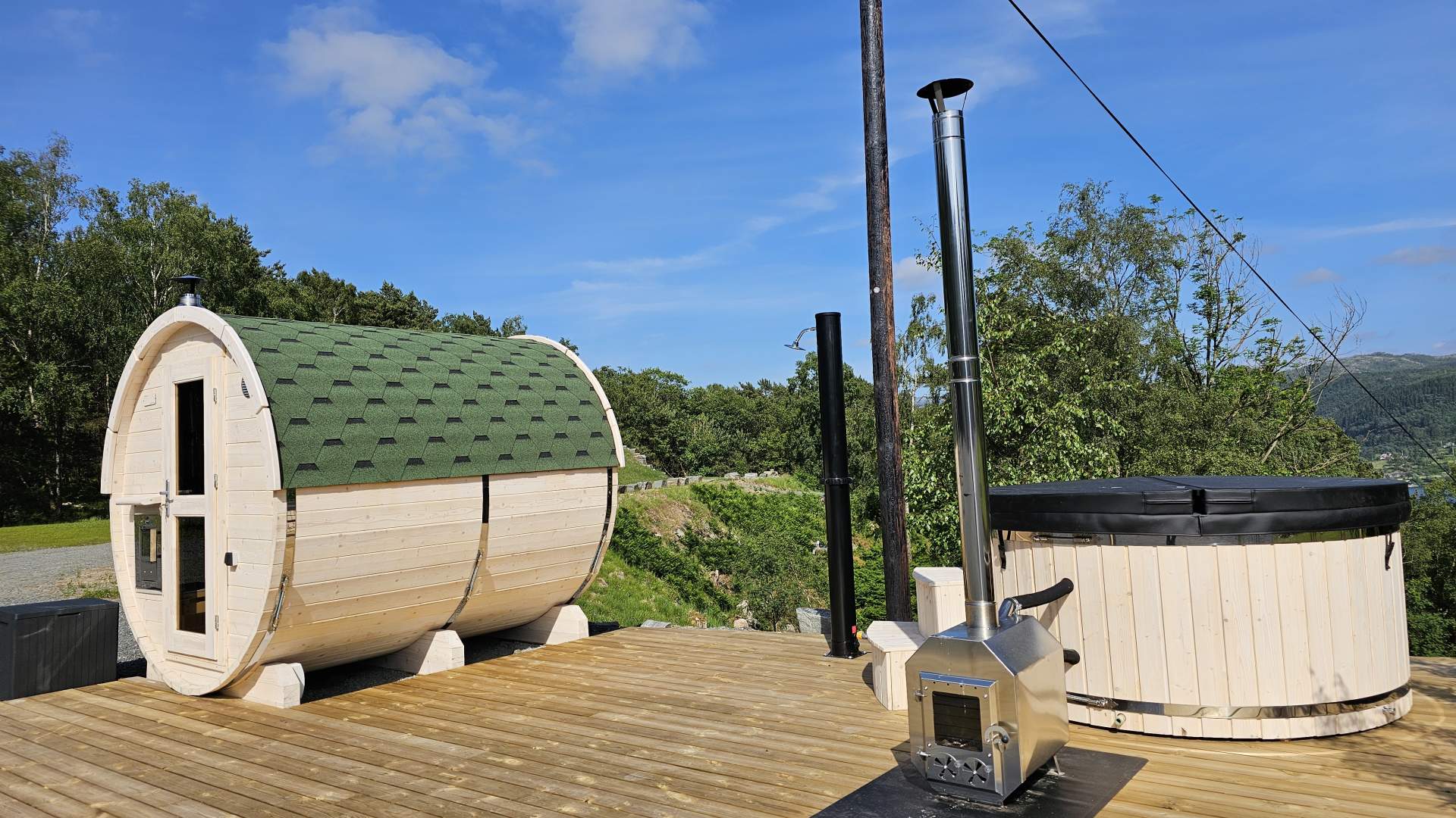 Sauna & Jacuzzi på Randøy