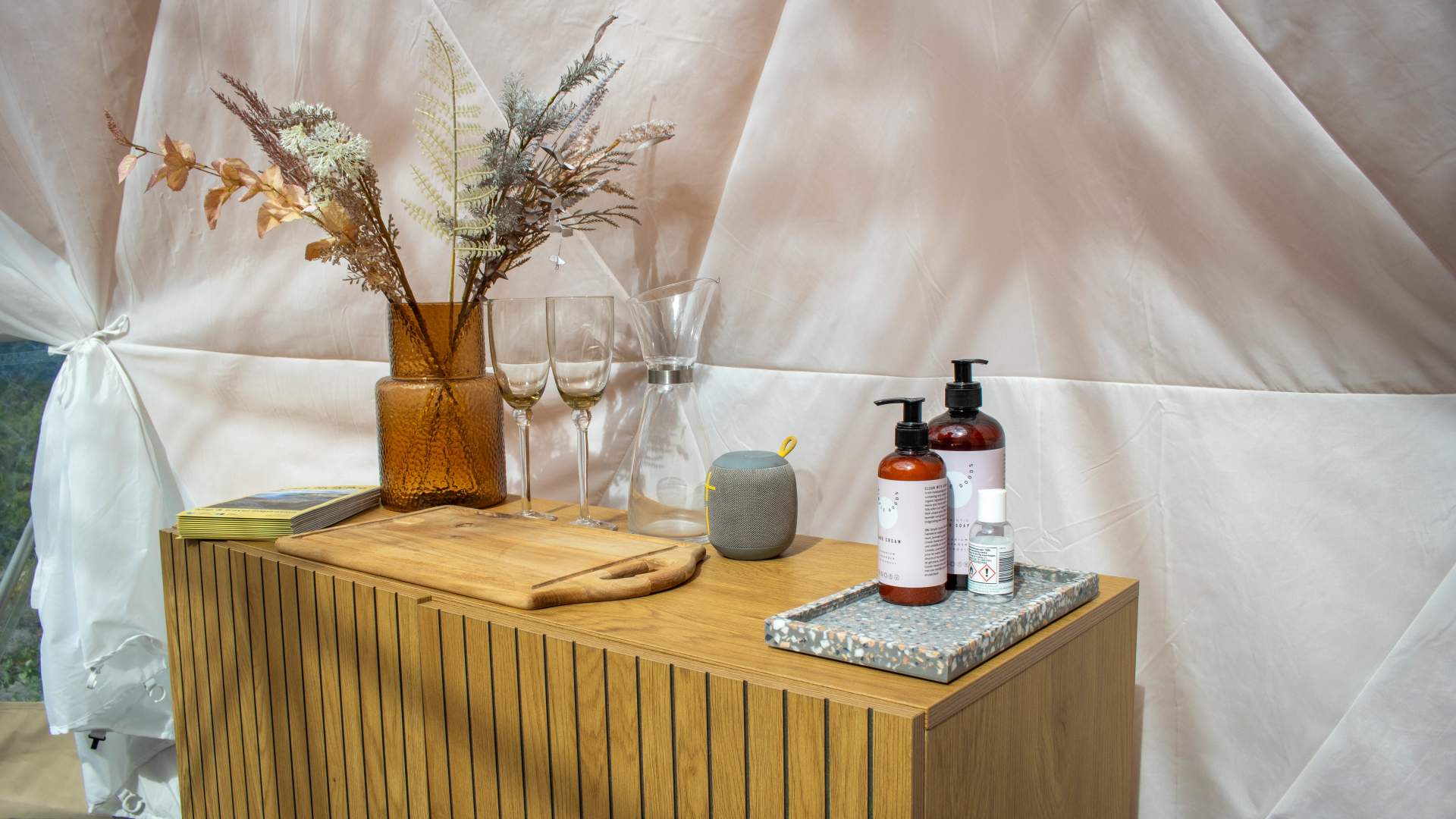 Glamping in der Handleand Lodge in Sauda