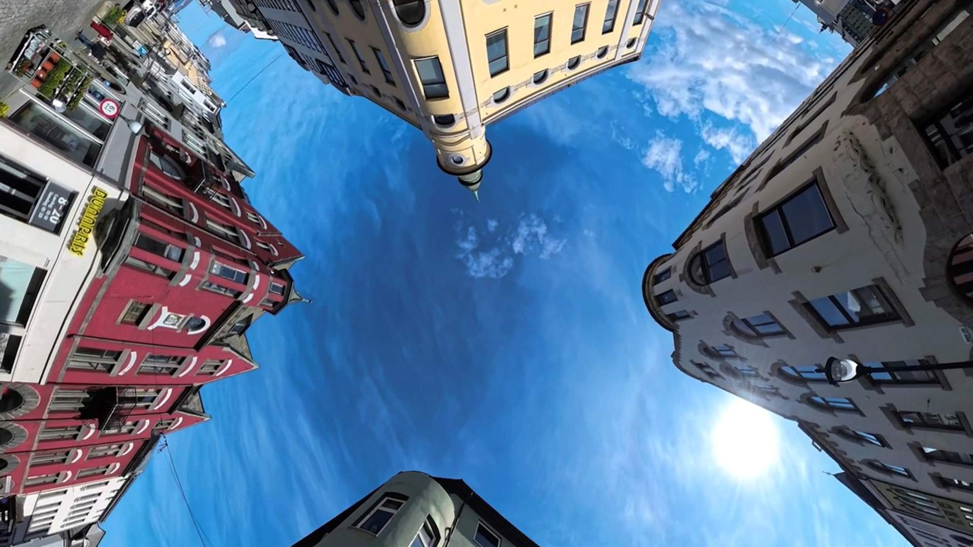 Ålesund's distinctive Art Nouveau architecture with towers, spires and imaginative ornaments.