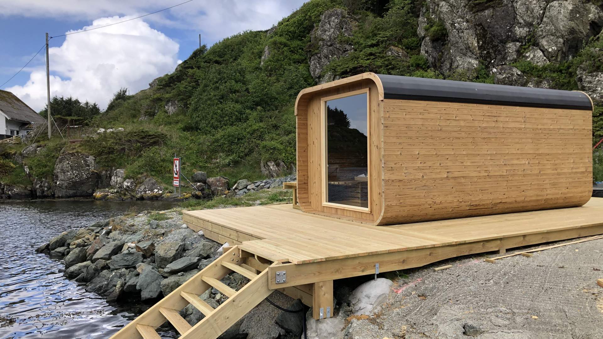 Sauna på Røvær Kulturhotell