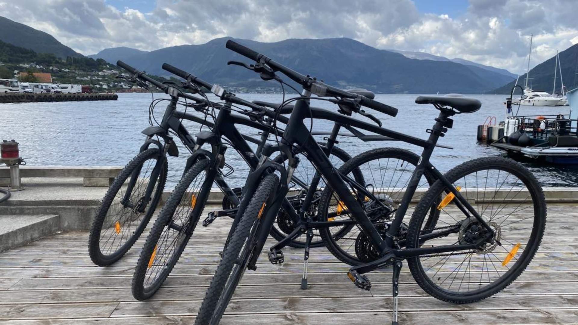 Utleigesyklar i Rosendal hos Kvinnherad Turistinformasjon