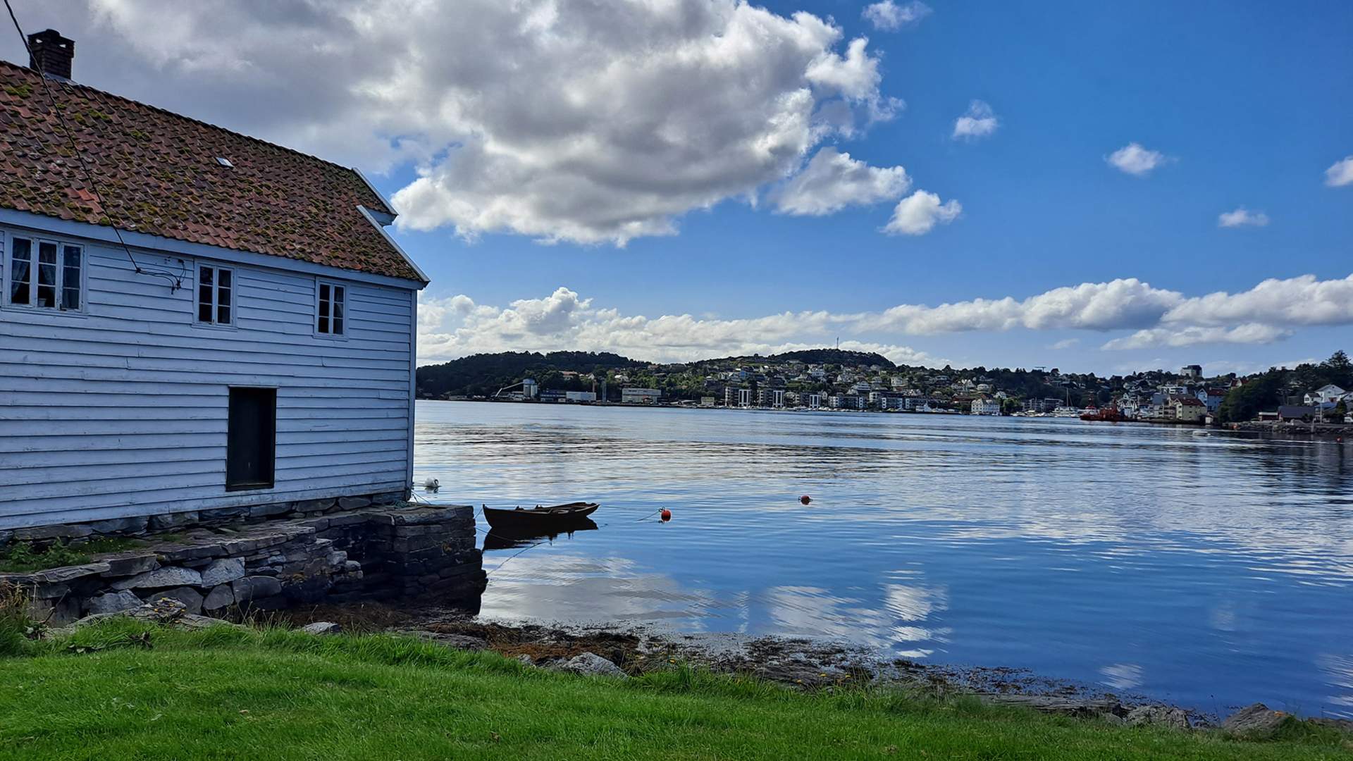 Kulturminnet Møllebua, i Leirvik på Stord