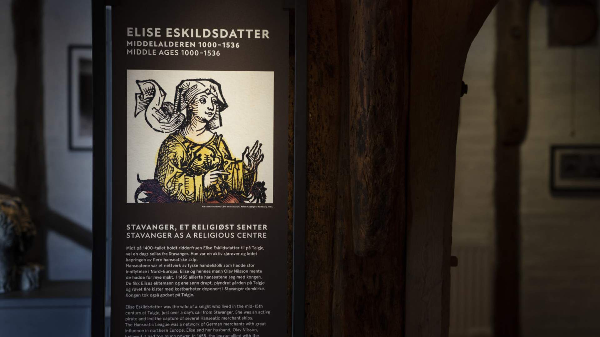 Ser på utstillinger på Stavanger maritime museum