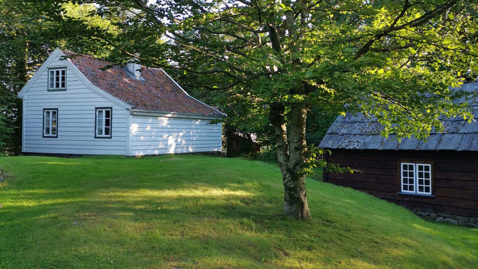 Nokre av husa på Sunnhordlandstunet