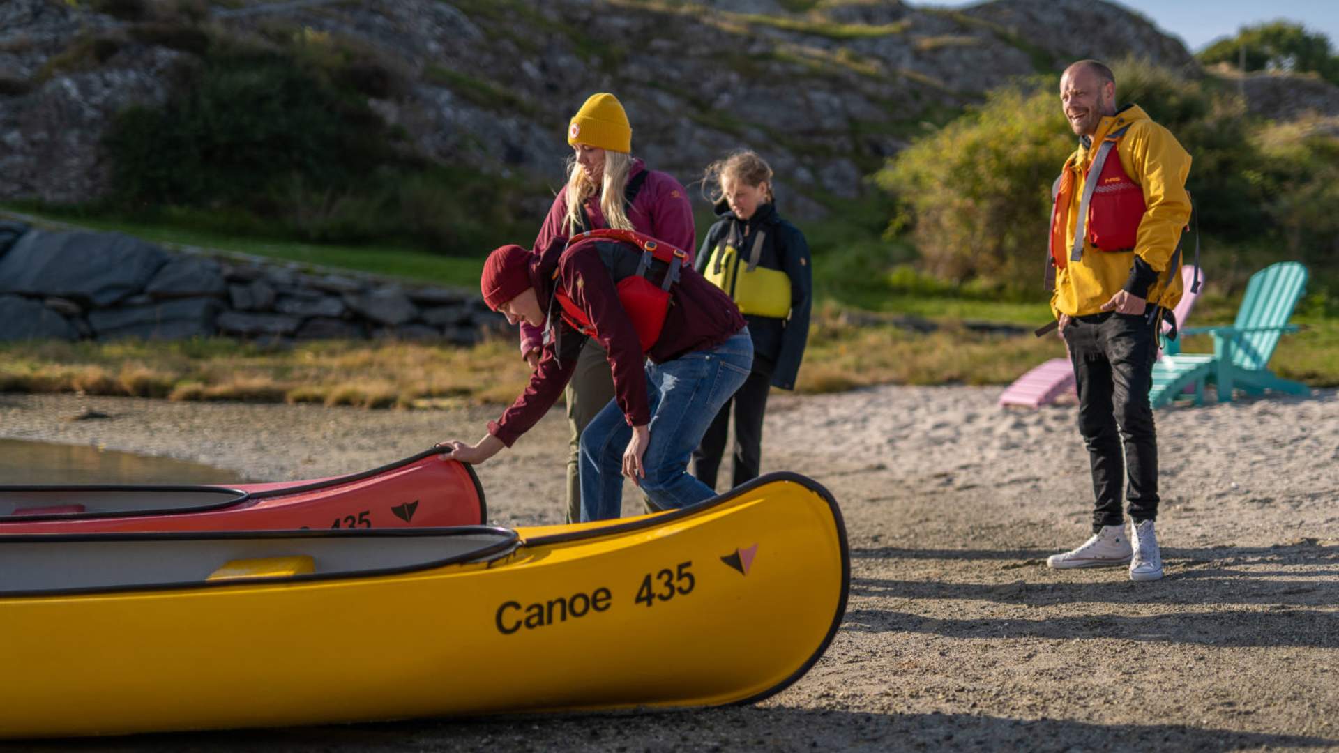 kayaking at kvitsøy island